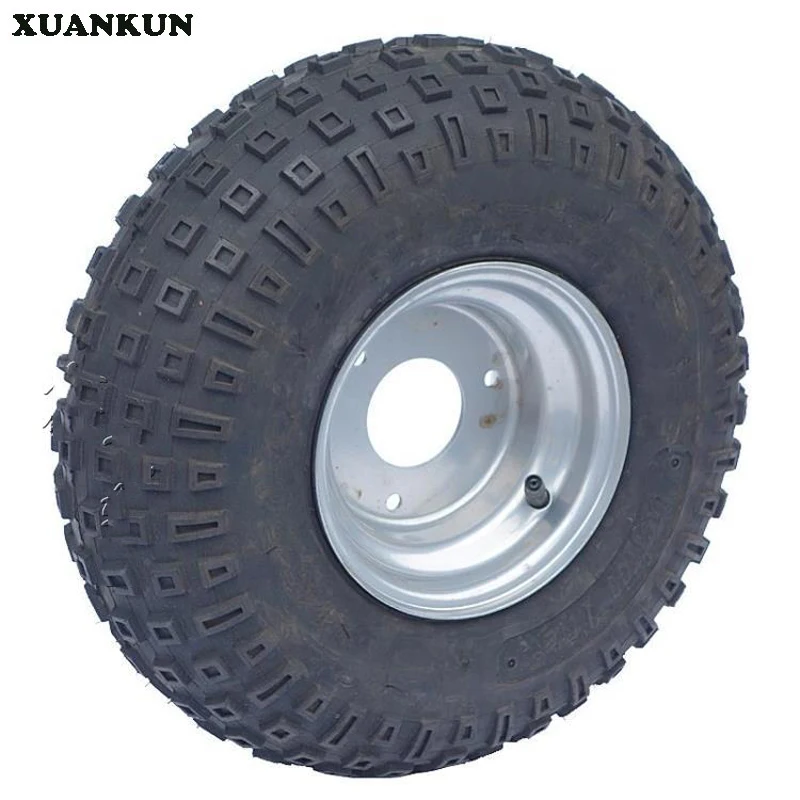 Для вездехода XUANKUN 145 / 70-6 дюймов шины колеса 6 вакуумные 3 отверстия колесные диски