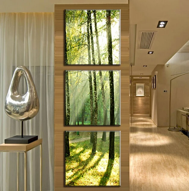 Холст настенные картины Домашний Декор BANMU 3 шт./компл. современный Солнечный свет