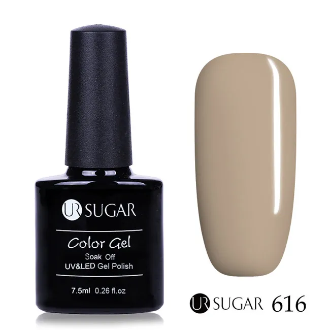 616 Ur Sugar светодиодный гель для нейл-арта DIY дизайн 112 цветов 7,5 мл впитывающий органический без запаха УФ-гель для ногтей - Цвет: 616