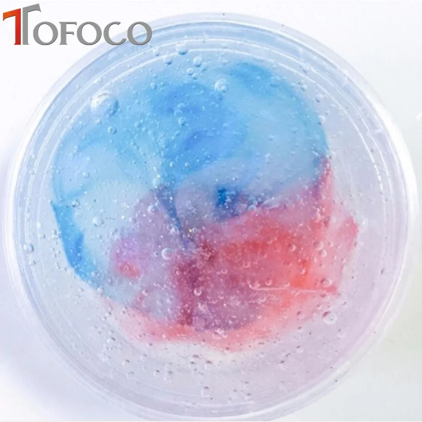 TOFOCO красочные изысканные бусины в виде рыбьей чаши Русалка слизи Кристалл грязи
