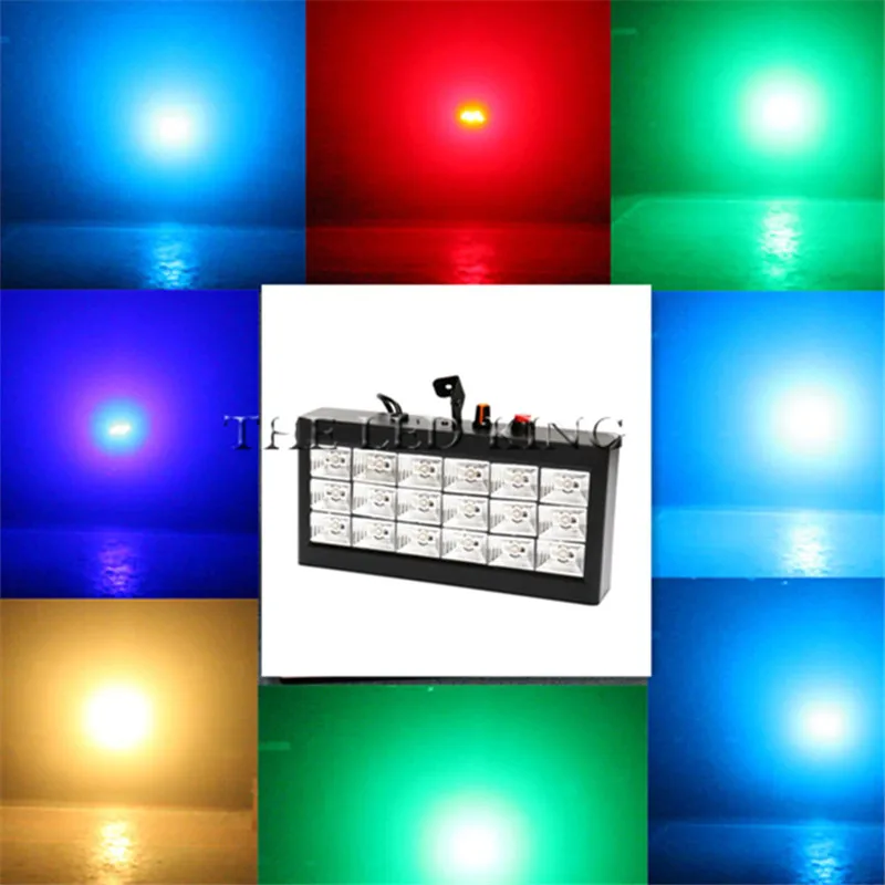 Сценический светодиодный RGB светильник с пультом дистанционного управления 10 х18