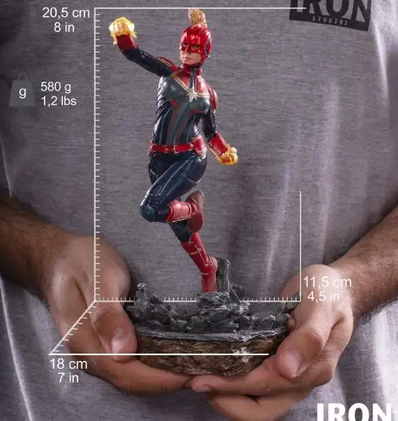 

Фигурка Marvel Мстители Капитан Marvel Статуэтка из ПВХ модели игрушки