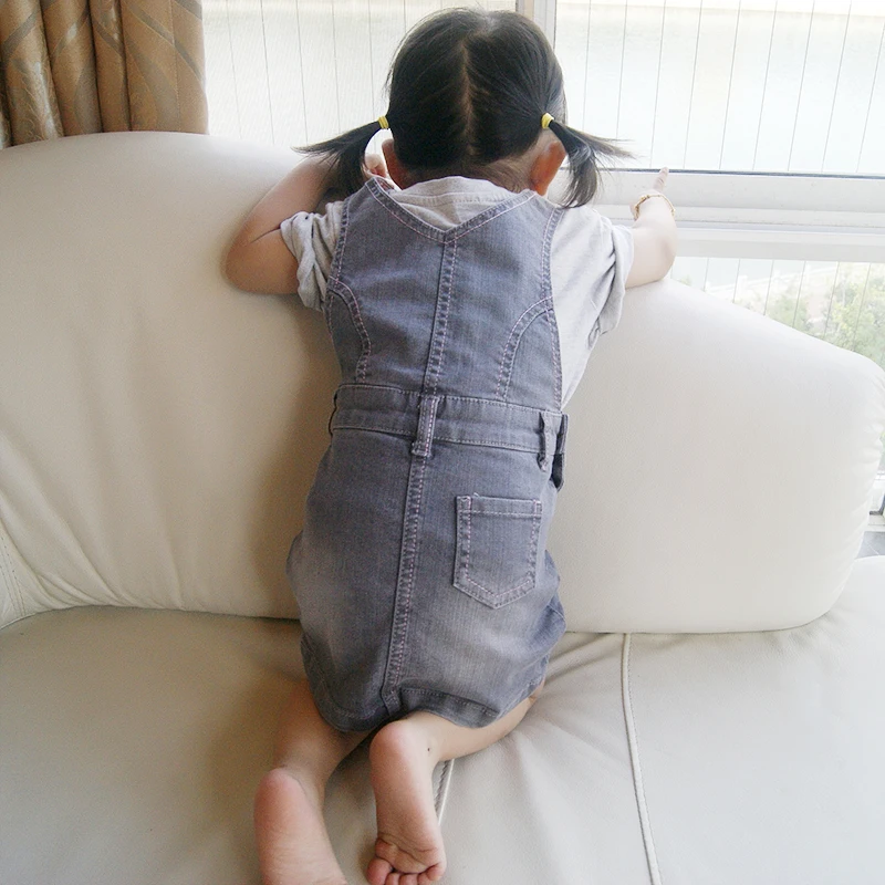 Baby Girls Jeans Dresses Denim Jumpsuits Suspender Sundresses Mini Newborn Overalls Bebe Straps A-line Children Clothing | Детская
