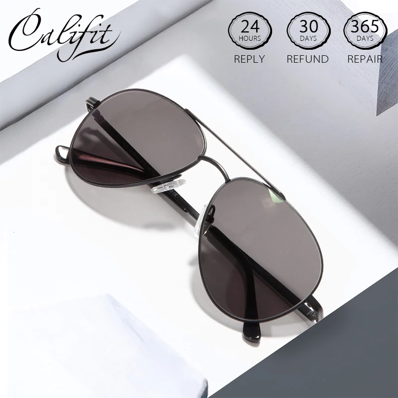 CALIFIT Pilot классические мужские Оптические очки по рецепту Близорукость винтажные