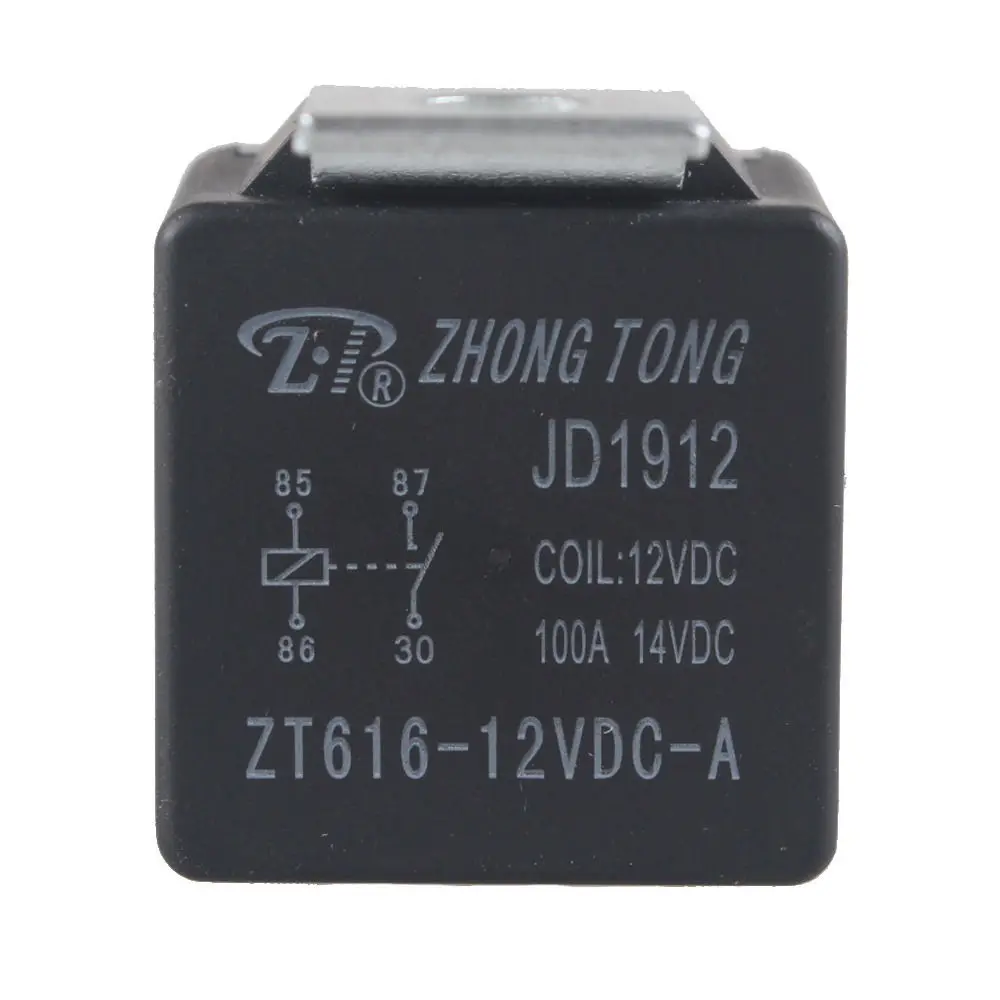 EE support 5Pcs Black Car Truck Auto Heavy 12V 80A 80 AMP SPST Relay Relays 4 Pin 4P | Switches &amp