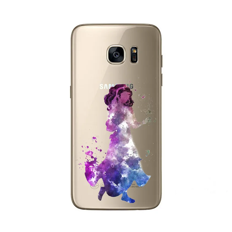 Чехлы для телефонов Samsung Galaxy J7 2016 J710 Симпатичные Рапунцель Белоснежка Русалка