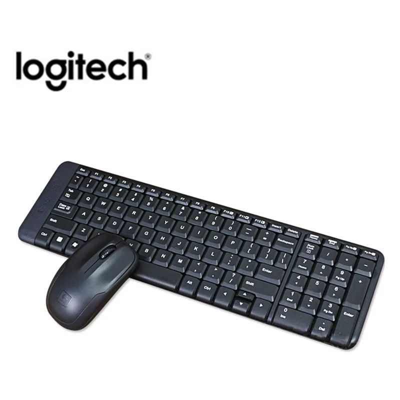 Logitech MK220 Беспроводная клавиатура мышь комбо английская ПК компьютер|Клавиатуры| |