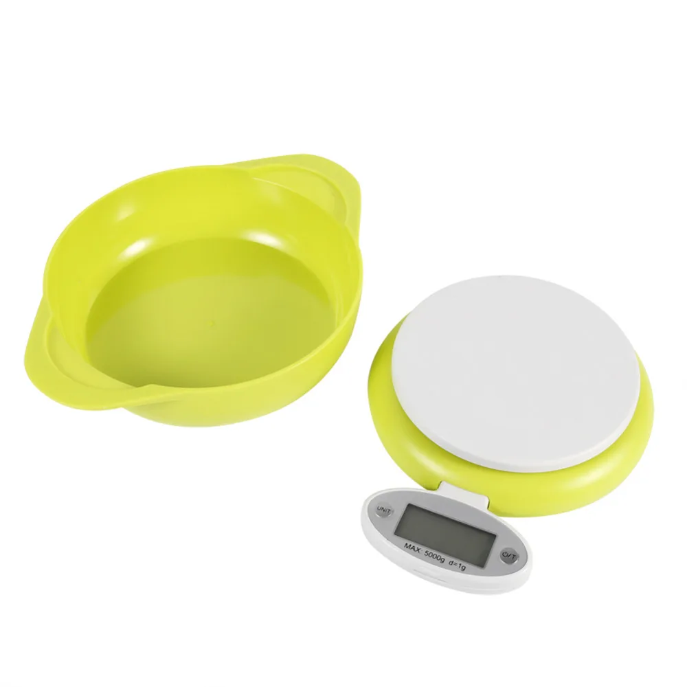 5Kg/1g LCD Display Kitchen Scale Electronic Digital Food Scales Weighing With Bowl Home Tool | Инструменты