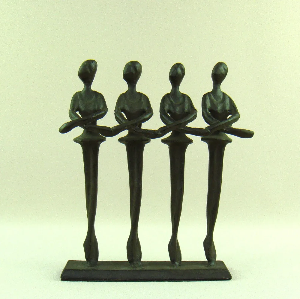 Классическая поросенок четыре маленьких лебедя балерины скульптура абстрактные