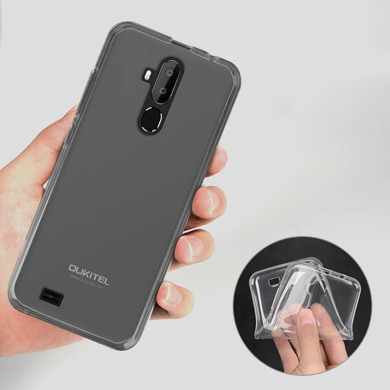 ТПУ чехол для Oukitel C12 Pro Мягкий силиконовый задней панели телефона TPU