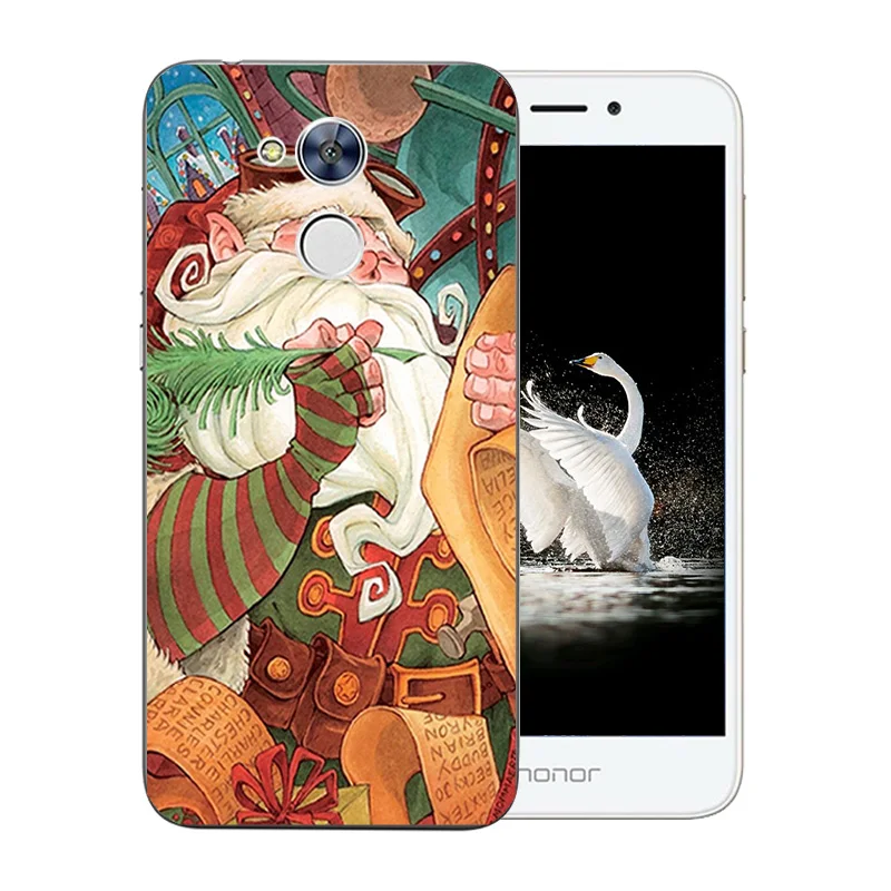 Phone Case for Huawei Honor 6A Back Covers 5.0 inch 6 A Shell TPU Soft Silicone Merry X'MAS Pattern Fundas Bag |