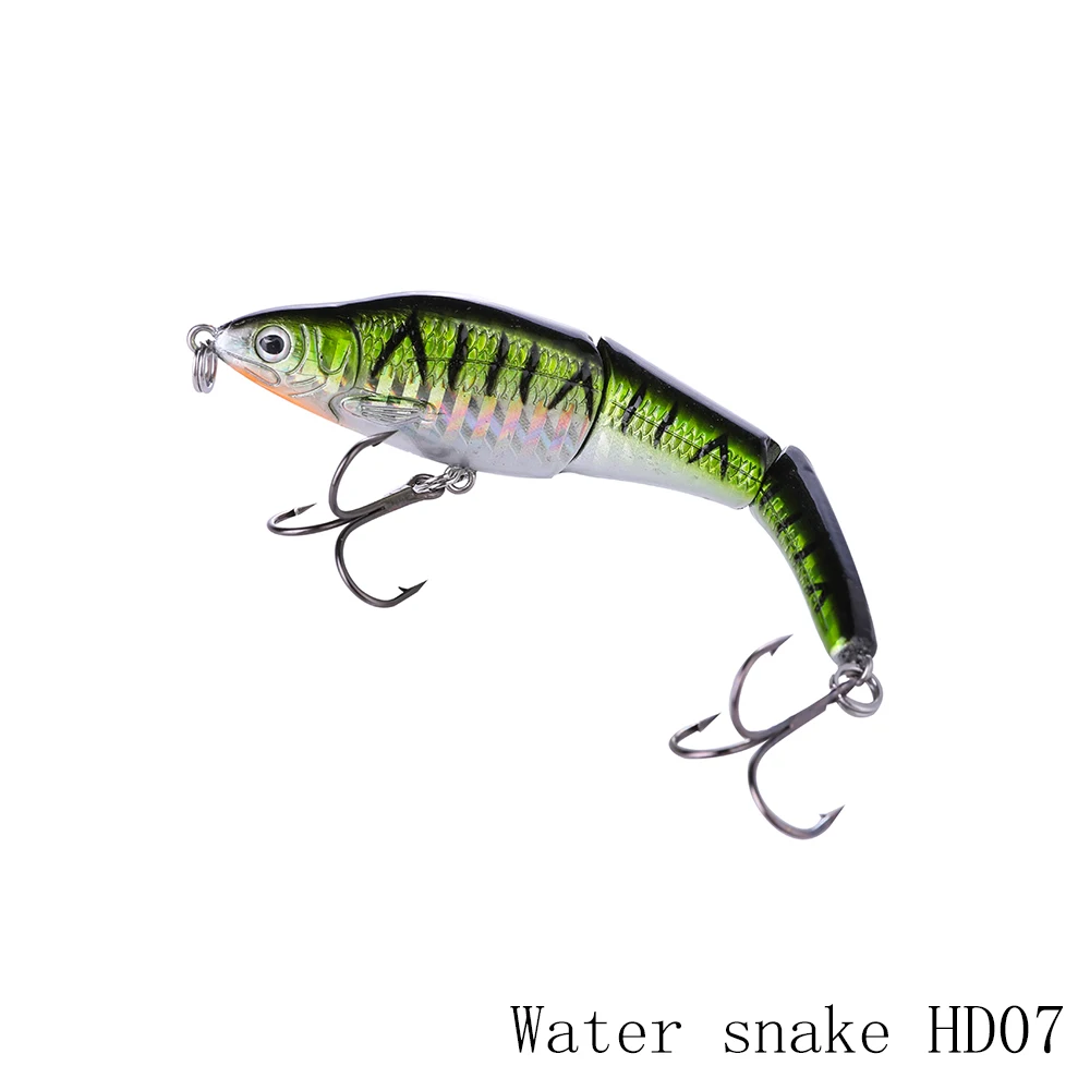 Water snake 95HD07 Makebass 3,74 дюйма/0,41 унции воды гольян тонущие рыболовные наживки приманки Pesca carnada мульти Соединенные Swimbait твердые приманки рыболовные снасти - Color: Water snake 95HD07