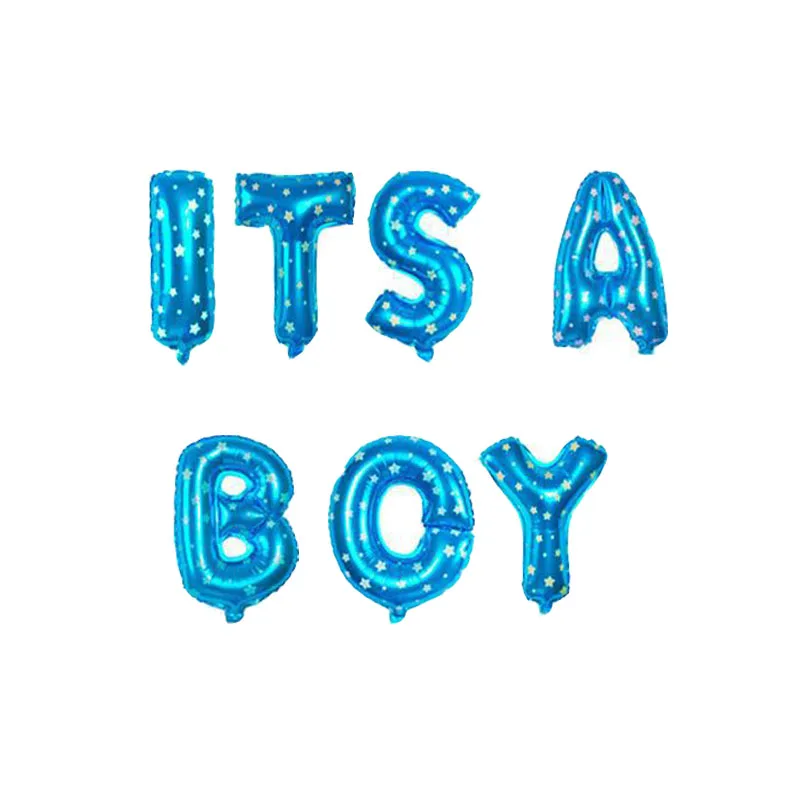 Its a boy-Blue Пол раскрывает детский душ украшения шар установить его девочка его мальчик украшения Дети партии о ребенок для ребенка душ шары - Цвет: Its a boy-Blue