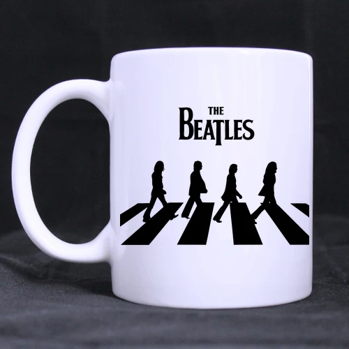 Sing Band The Beatles Customize Beer Coffee Mug Personalized Office Home Mugs Ceramic White Cups Gift Printed on Two Sides|cup charm|gift getcup