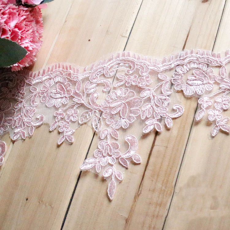 Кружевные кружевные платья ganza украшения для свадьбы 15 см|decorative lace trim|lace trimpink trim |