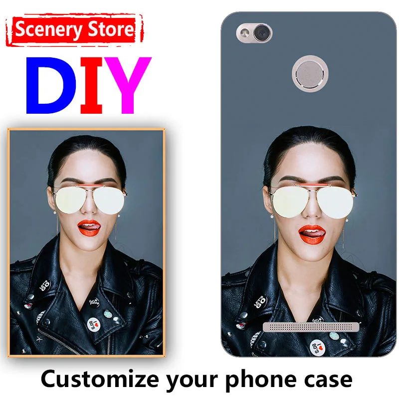 Пользовательские DIY Имя Логотип/Фото чехол для телефона Xiaomi Redmi 3 Pro/Redmi 3S 5 0