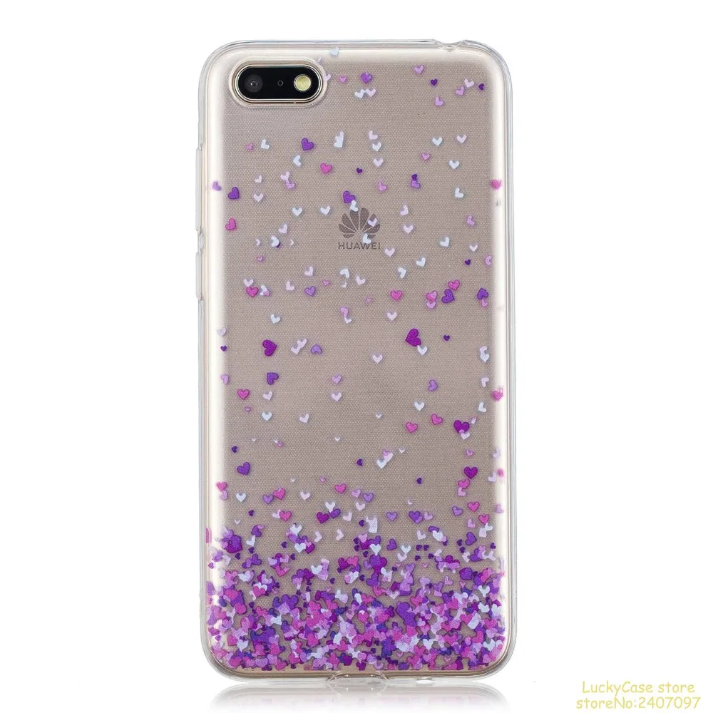 For Huawei Y5 2018 phone case conque etui caso capa Lovely Stylish Printing Soft Silicone TPU cover fundas | Мобильные телефоны и