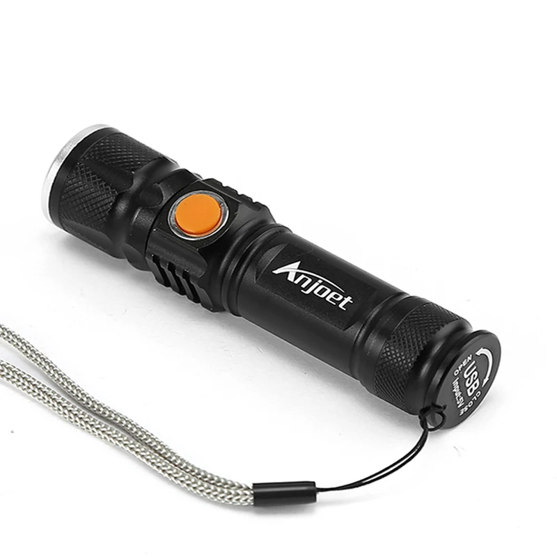 Фонарик ANJOET перезаряжаемый с USB-портом | Лампы и освещение