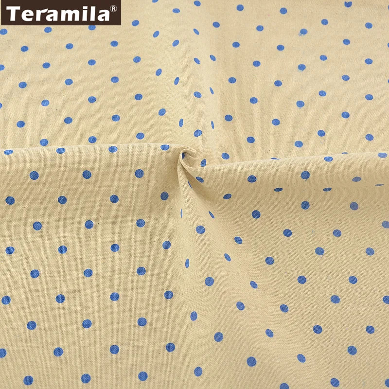 Текстиль для дома синий горошек хлопок белье Ткань Вышивание Материал Подушка
