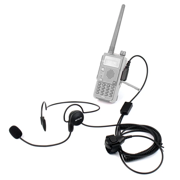 Универсальный 2Pin палец PTT наушник мягкий микрофон гарнитура для Kenwood для BAOFENG UV-5R Bf-888s Retevis H777 RT5 рация