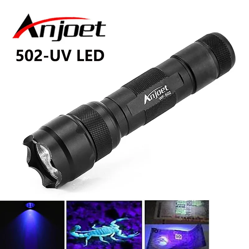 Anjoet 502B 800 люмен WF UV Ультрафиолетовый светодиодный Алюминий вспышка светильник