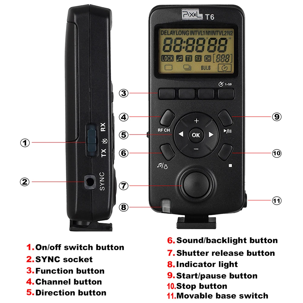 Беспроводной приемопередатчик с таймером и дистанционным управлением для Nikon D7100