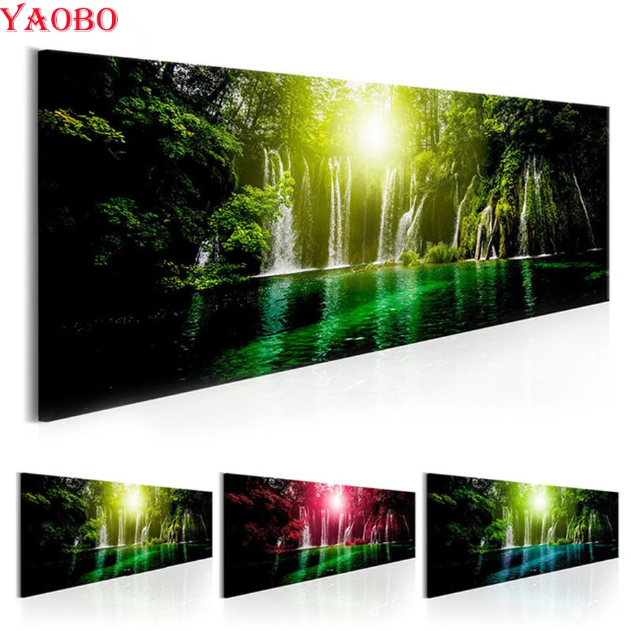 5D алмазная живопись с природным пейзажем сделай сам Набор для вышивки крестиком