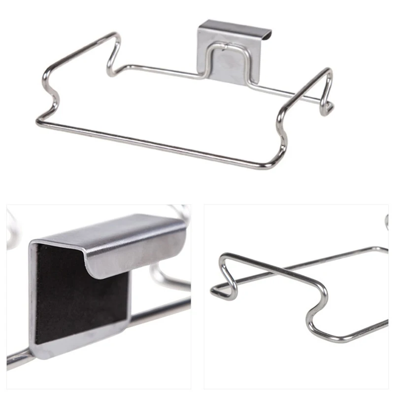 Мусорный мешок Металлический Шкаф Дверь задняя подвесная мусорная стойка для