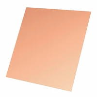 1pcs 100mmx100mm 99 9 pure copper cu sheet thin metal foil sheet 0 5mm thickness for home tools