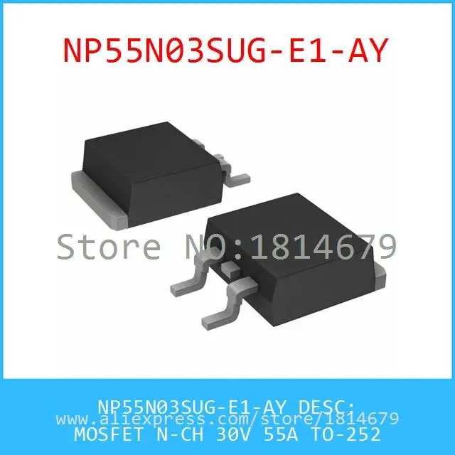 Бесплатная Доставка 3 Шт./лот NP55N03SUG E1 AY К 252 МОП ТРАНЗИСТОР N CH 30 В 55A 55N03 NP55N03|free shipping