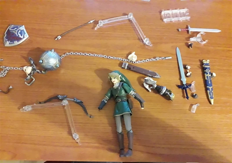 Легенда о Зельде небу меч ссылка Сумеречной принцессы Figma 319 320 ПВХ Фигурки Модель