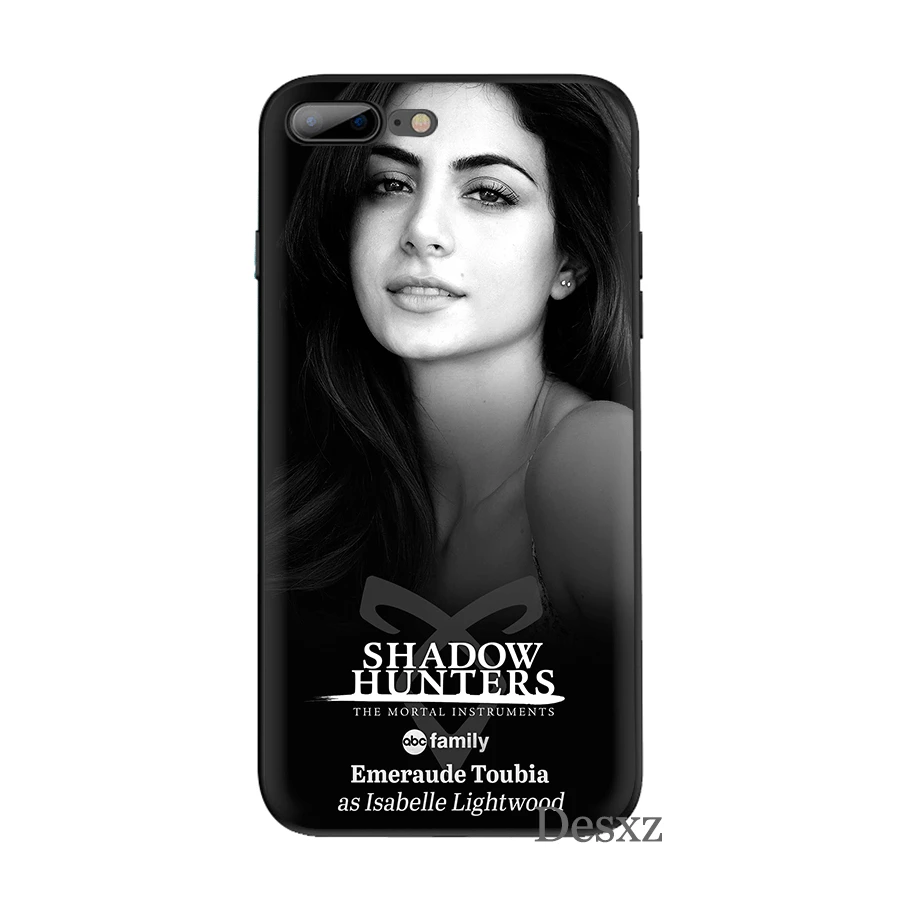 Black Soft Tpu Case American Tv Series Shadowhunters Cover For iPhone 11 Pro 5 5s SE 6 6s 7 8 Plus X XS XR Max Shell | Мобильные