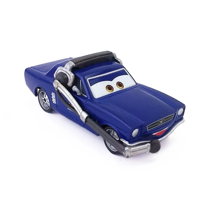 Дисней Pixar тачки Brent Mustangburger с гарнитурой металлическая литая под давлением игрушечная машинка 1:55 свободная абсолютно новая и
