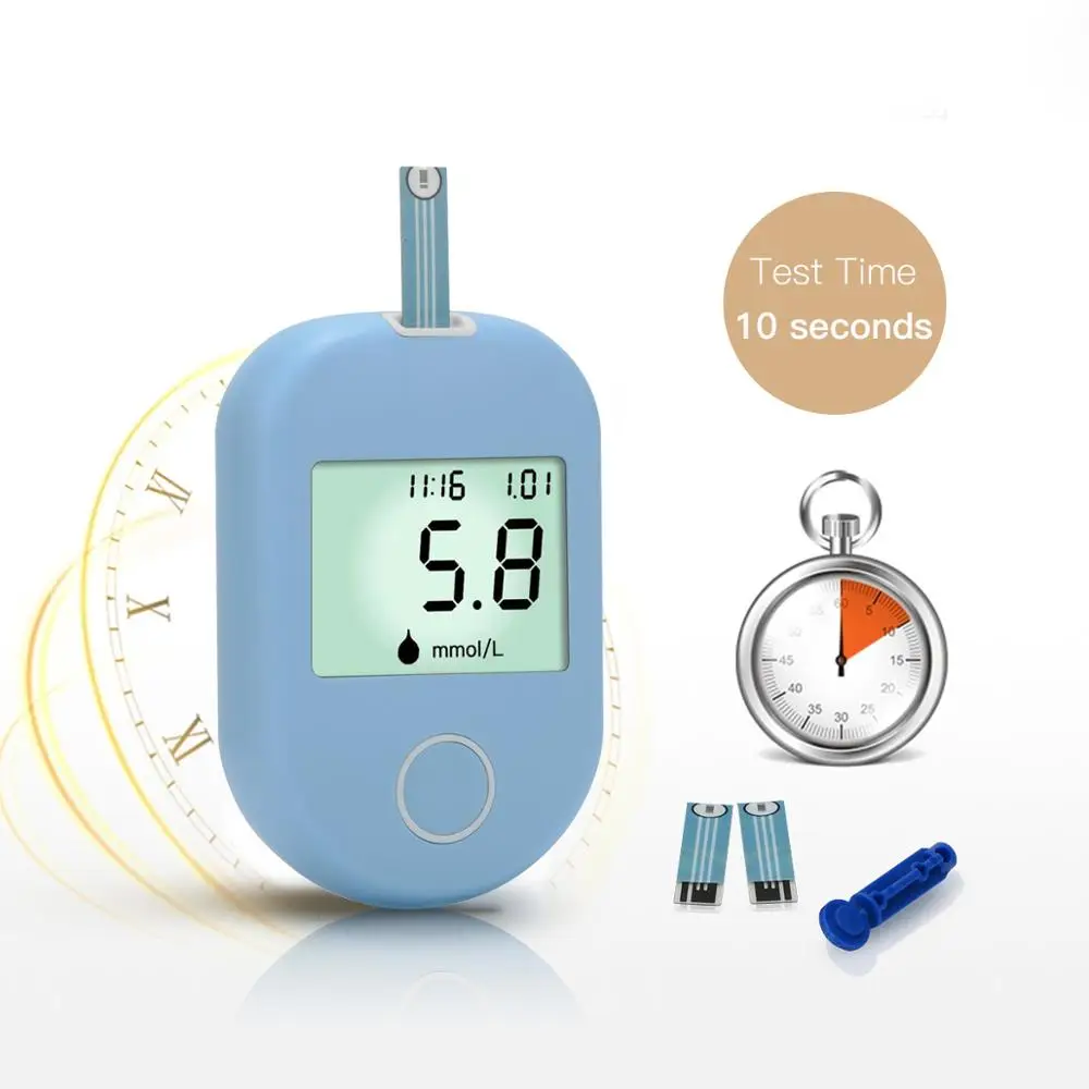 2 единицы mmol/L& mg/dl измеритель уровня глюкозы в крови с полосками Lancets Pen 0.6ul медицинский измеритель уровня сахара в крови глюкометр диабет авто код