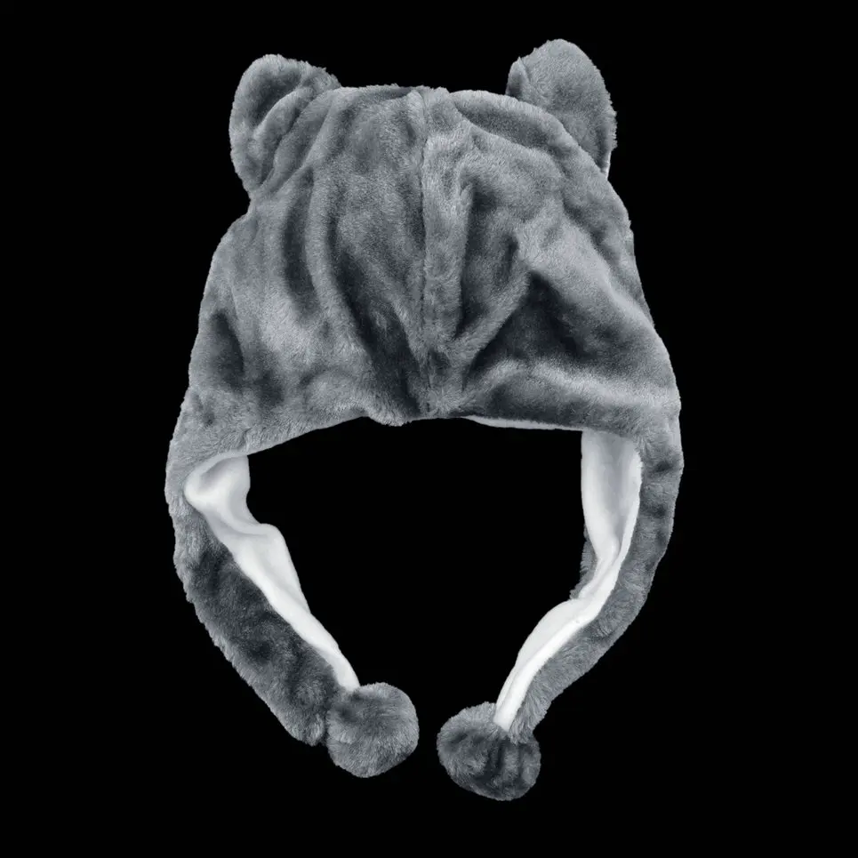 Шапка плюшевая в виде хаски|Мужская Skullies & шапочки| |