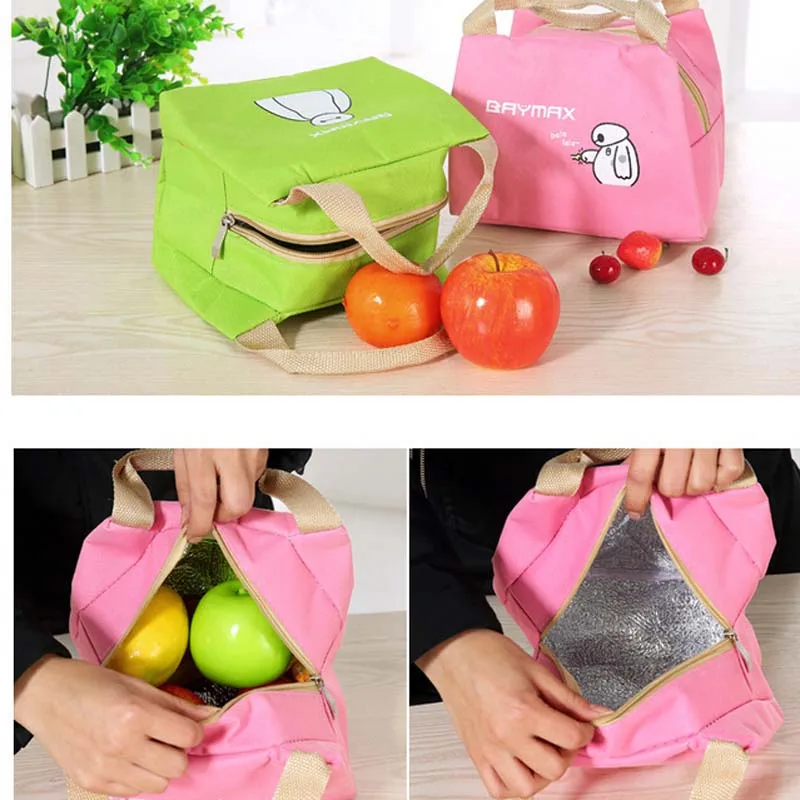 С принтом в виде животных для маленьких Еда бутылки из под молока термо сумка