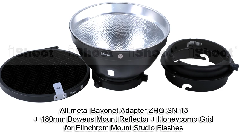 Горячее предложение: металлический байонетный адаптер для Elinchrom Mount Studio Flash