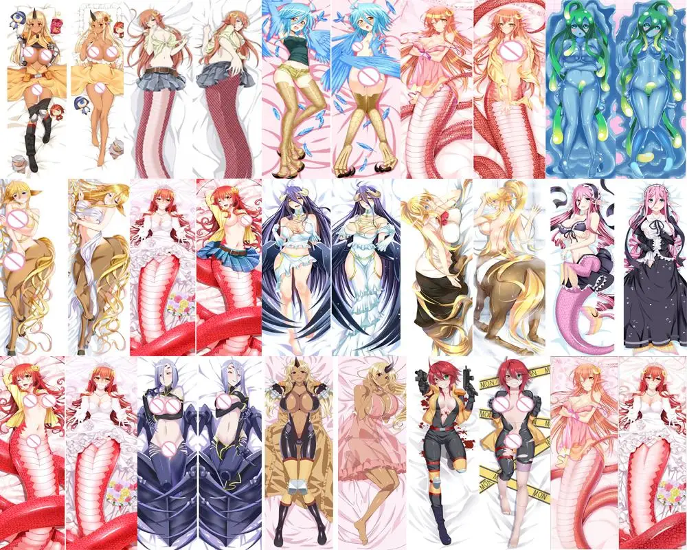 

2018-July Update Anime Monster musume no iru nichijou Dakimakura Body Pillow Cover Case Hugging Pillowcases