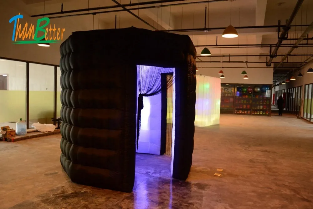 Две двери 2 индивидуальный красивый прочный черный восьмиугольный надувной