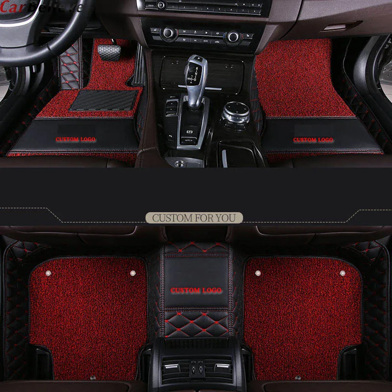 Color 7 Автомобильные напольные коврики для cadillac escalade SRX ats 2013~ XTS CT6 XT5 SRX CTS ESCALADE автомобильные аксессуары ковер - Название цвета: Color 7
