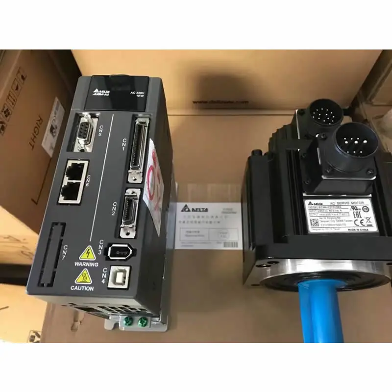 Delta ECMA-E21310RS+ ASD-B2-1021-B 1 кВт 2000 об/мин 4.77N.m ASDA-B2 серводвигатель переменного тока с 3 м силовым и кодовым кабелем