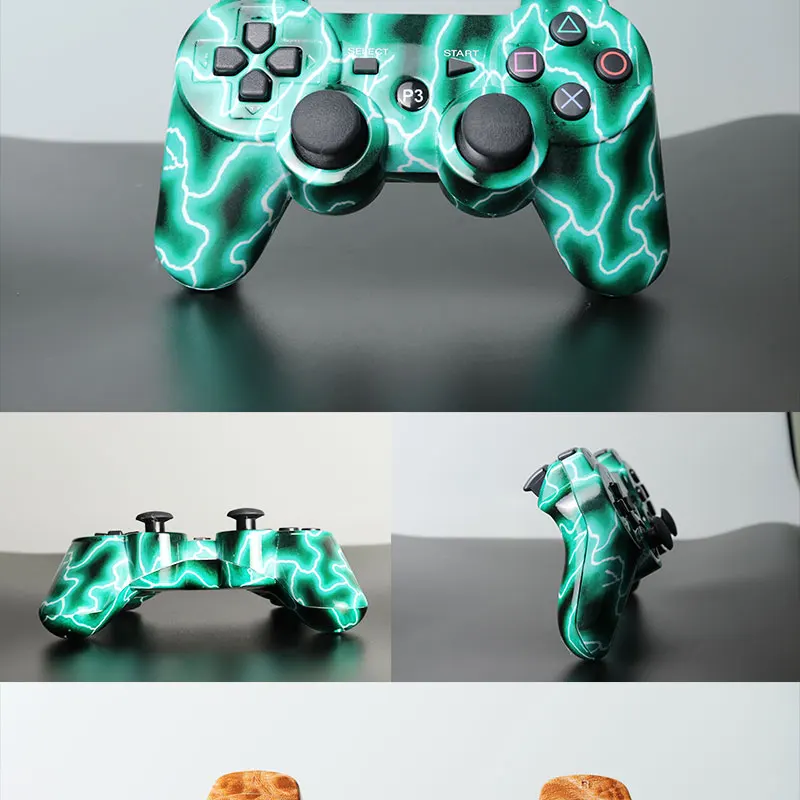 Разноцветный беспроводной bluetooth геймпад для ps3 Pro контроллер геймпад Dualshock джойстик для консолей plastation 3