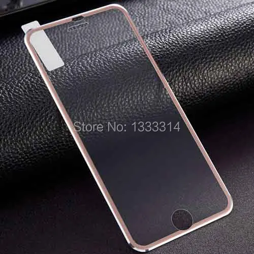 Защитное стекло с 3D изогнутыми титановыми краями для iPhone 7g 7 Plus закаленное 6 6s|screen
