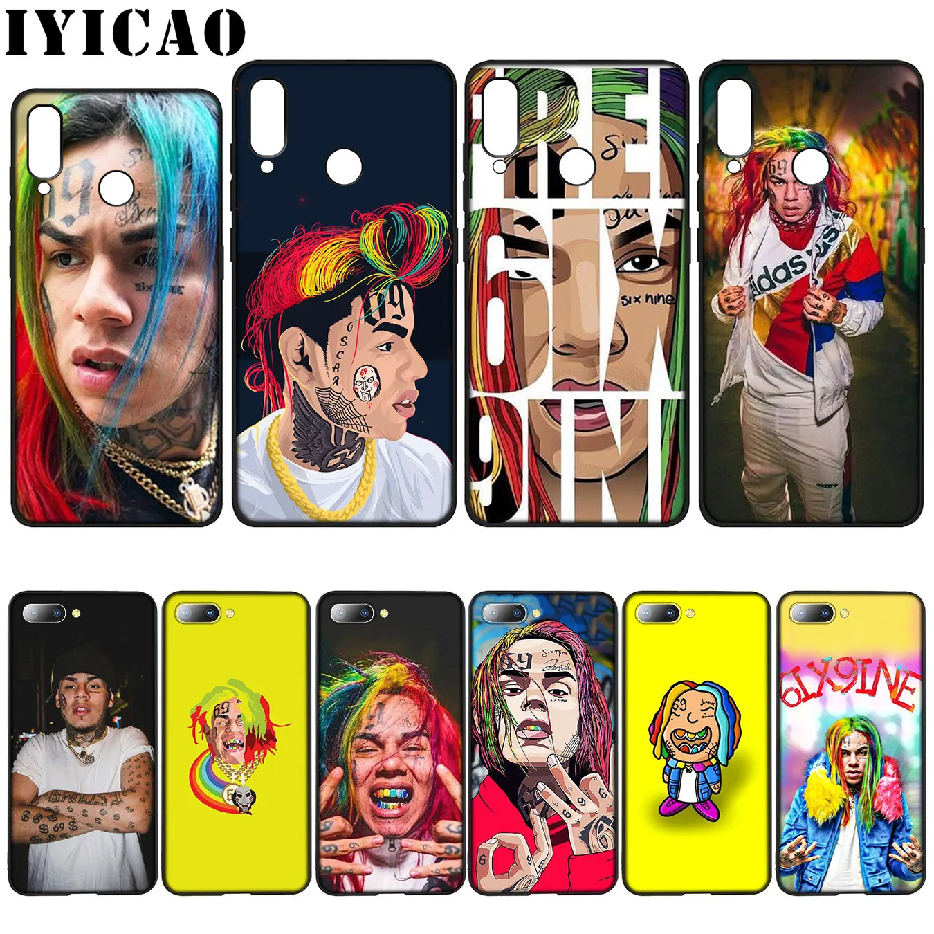Силиконовый мягкий чехол IYICAO в стиле хип-хоп для Huawei Y7 Y6 Prime Y9 2018 Honor 8C 8X 8 9 10 Lite 6A 7C 7X