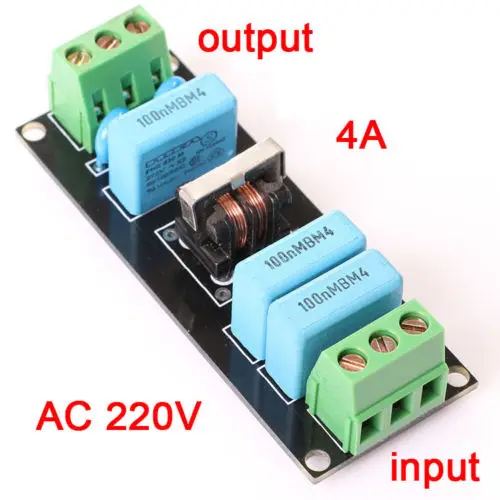 Плата электрофильтра 4A EMI наборы розеток AC 220 В F/предварительно усиленный