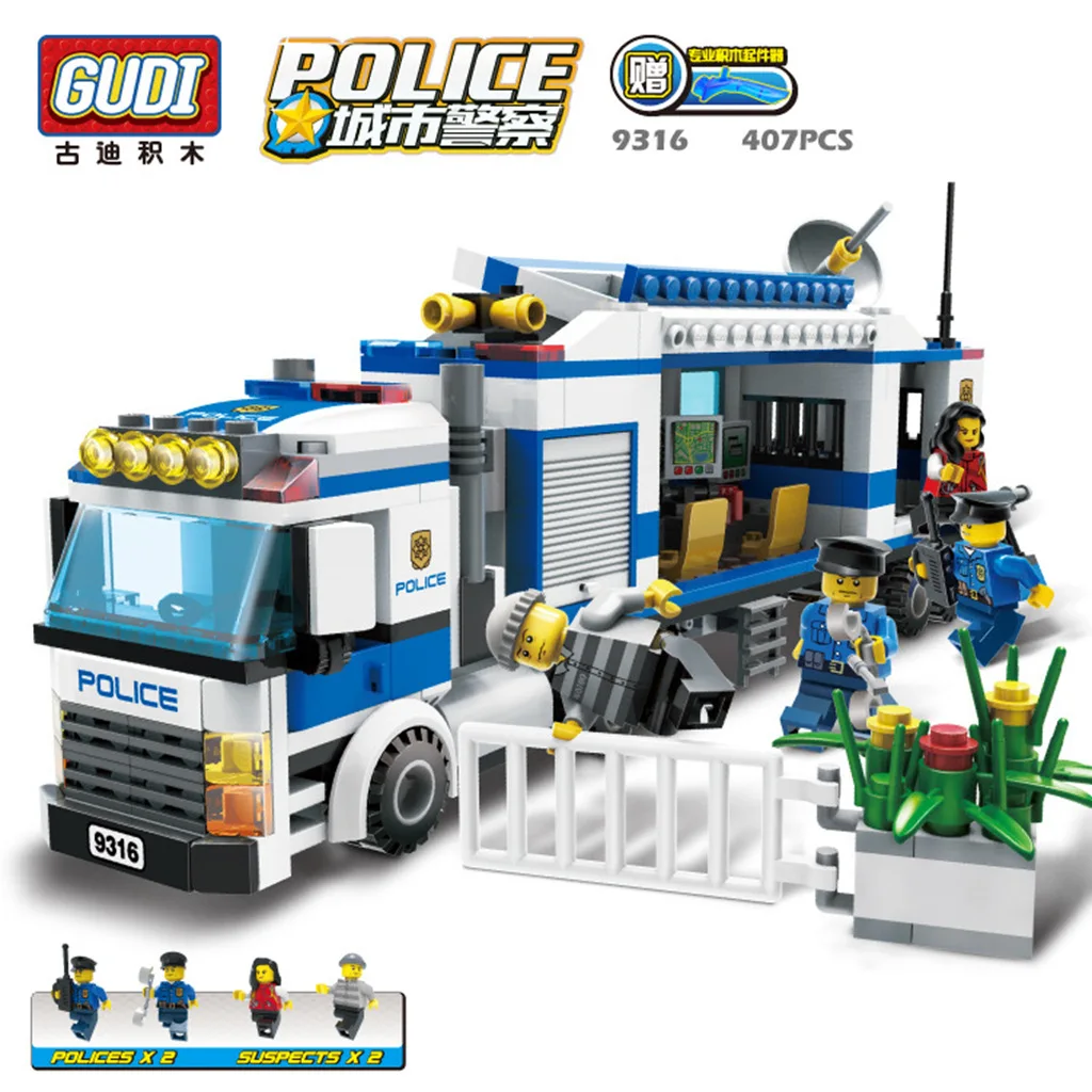 GUDI модели Здание игрушка Совместимость с LEGO Лего Legos Конструктор G9316 407 блок Блоки