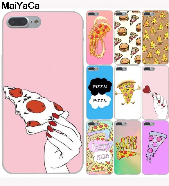 MaiYaCa I love pizza для iPhone 4S SE 5C 5S 5 6 6S 7 8 Plus X XR XS MAX чехлы телефонов прозрачные мягкие из