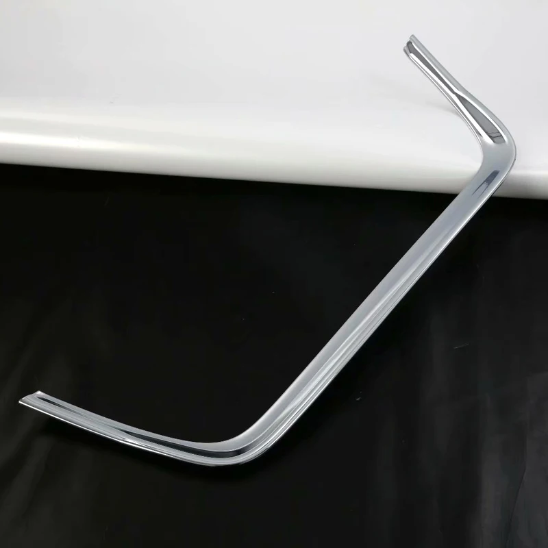 

For Toyota Alphard AH30 2016 2017 2018 2019 ABS Chrome Rear Tail Box Gate Door License Plate U Shape Trim Cover