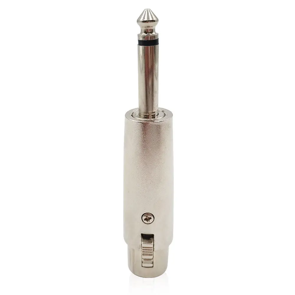Danspeed 1 шт. 6.35 мм 1/4 &quotштекер для 3Pin XLR Гнездо аудио адаптер микрофона|plug male|plug 6.35mmplug