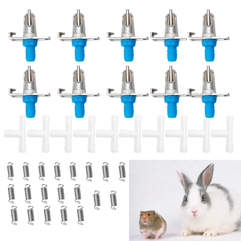 5 шт./компл. автоматическая сосок подача питьевой воды корыто поливальщик кролик